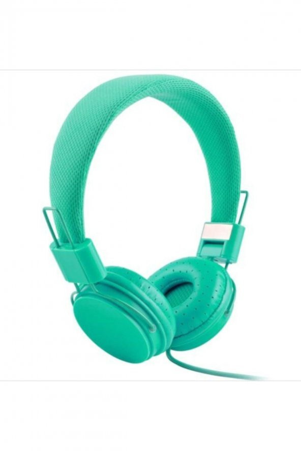 Color Ep05 Kafa Bantlı Renkli Mikrofonlu Kulaklık Su Yeşili - 2