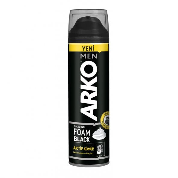 Arko Men Aktif Kömür Tıraş Köpüğü 200 ml