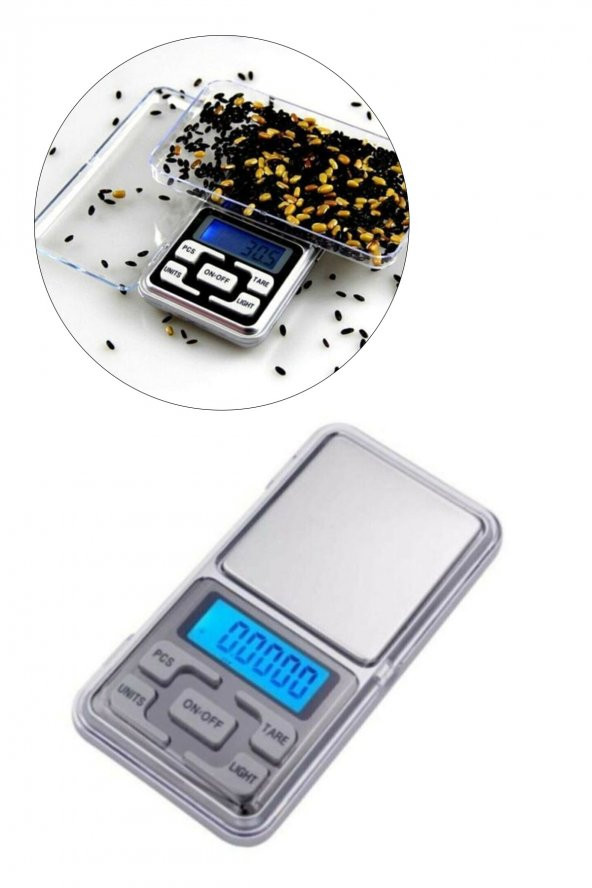 SPRENDA Mini Cep Boy Dijital Hassas Kuyumcu Terazisi 0,01 Gr Hassasiyetli 500 Gr Kapasiteli