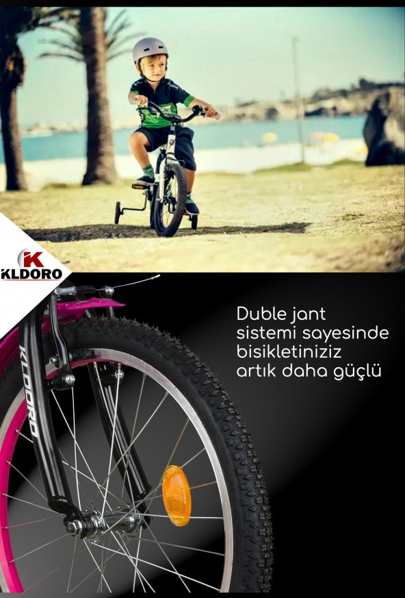 Kldoro Divine 20 Jant Bisiklet Kız Çocuk Bisikleti - 3