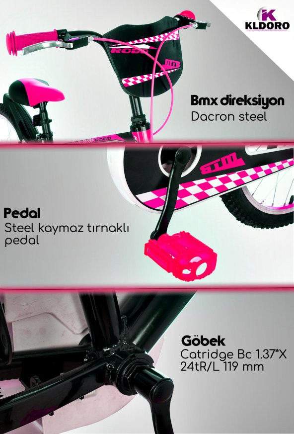 Kldoro Divine 20 Jant Bisiklet Kız Çocuk Bisikleti - 7