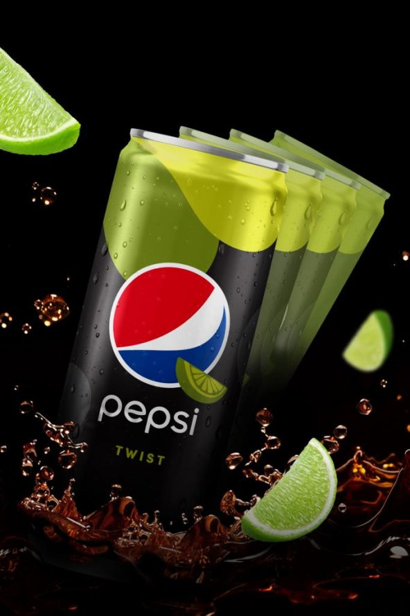 Pepsi Twist Limon Aromalı Kalorisiz Kola Kutu 24x250 ml - 2