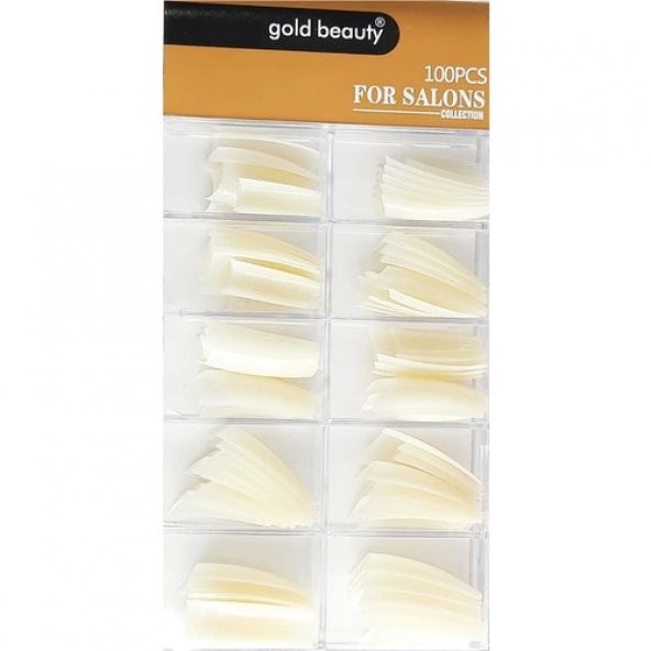 Gold Beauty Gold 100 Lü Karma Takma Tırnak Ep 704 - Protez Tipi