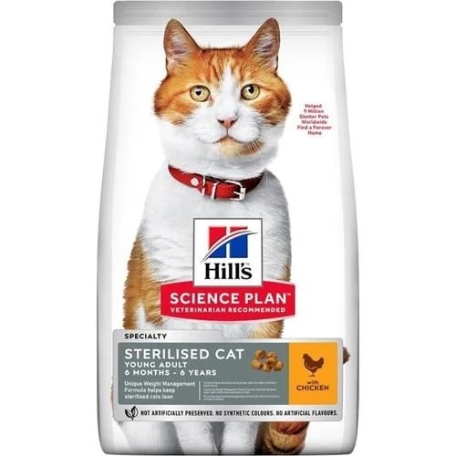 Hill's Tavuklu Kısırlaştırılmış Kedi Maması 10 kg
