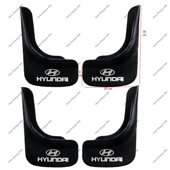 Hyundai Bayon Uyumlu 4lü Ön Arka Paçalık Çamurluk Tozluk HYU1UX015 - 2