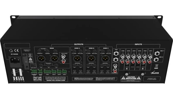 Hill Audio ZPR-4620  4-Zone Matrix Mixer - 2