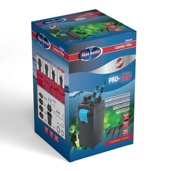 PRO-1000 AQUA MASTER DIŞ FİLİTRE 3 SEPET 1000 LT