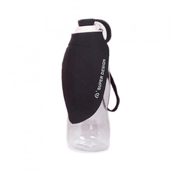 Taşınabilir Kedi Köpek Su Şişesi Yumuşak Silikon Açık Pet Su Sebili 580ml - 3