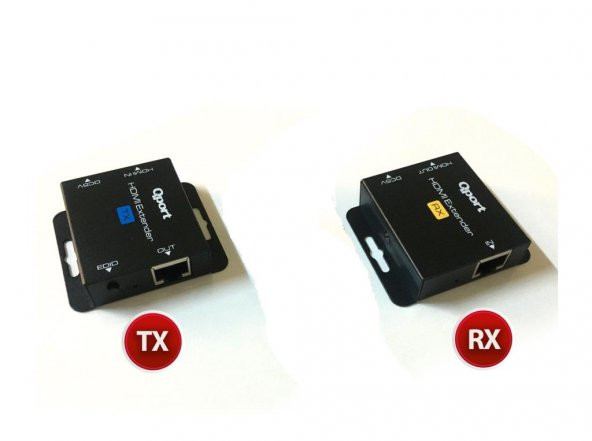 QPORT Q-HEX2 60m HDMI UZATMA CAT5-CAT6,2 Lİ PAKET - 2