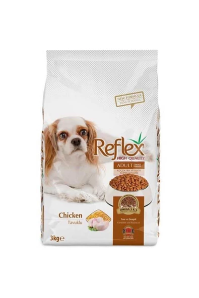 Reflex Küçük Irk Yetişkin Tavuklu Köpek Maması 3 Kg - 1