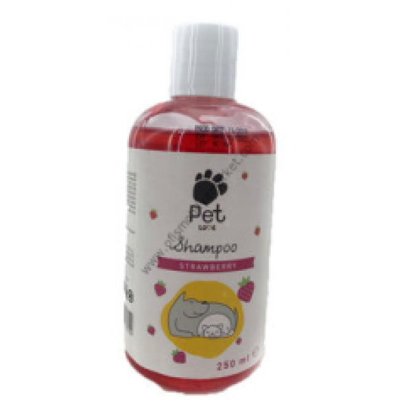 3 adet ECO Pet Love Kedi & Köpek Şampuanı Strawberry-Çilekli