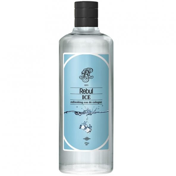 Rebul 80 Derece Ice Kolonya Cam Şişe 270 ML