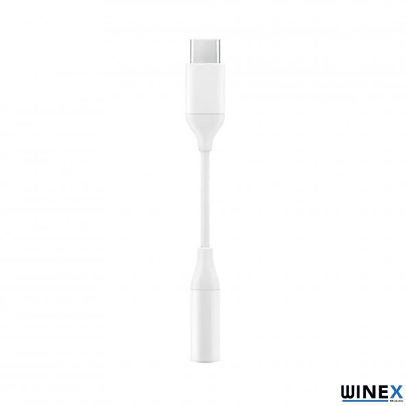Winex UC10 Type-C to 3.5mm Jack Dönüştürücü Adaptör Beyaz - 3