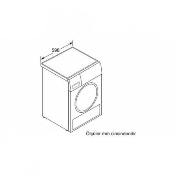 Siemens WQ41G200TR Beyaz Kurutma Makinesi - 5