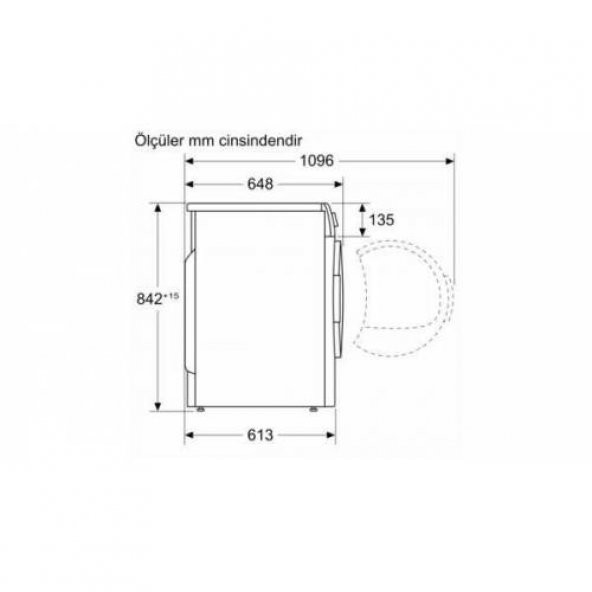 Siemens WQ41G200TR Beyaz Kurutma Makinesi - 6