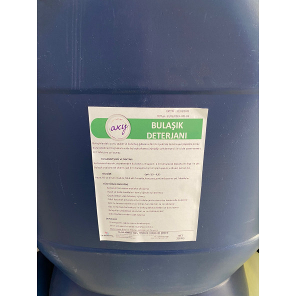 Elde Bulaşık Deterjanı Extra köpüklü 30 kg