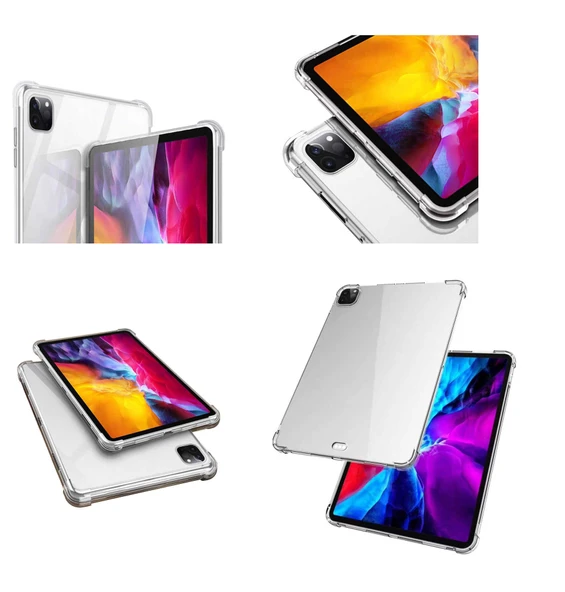 Apple iPad Pro 12.9 2021 (5.Nesil) Nitro Anti Shock Silikon Kapak - 4