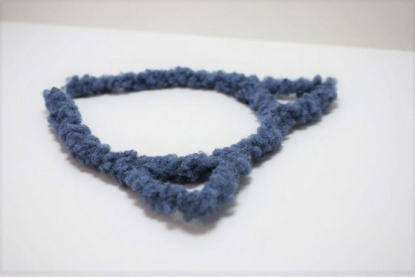 1 Adet Mavi Tavşan kulak Taç Kız Çocuk Toka Saç Takı - 2