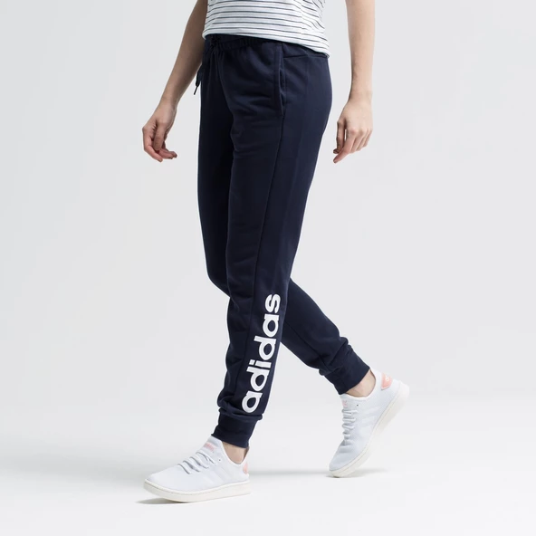 Adidas Essentials Linear Kadın Eşofman Altı DU0697 Lacivert - 3