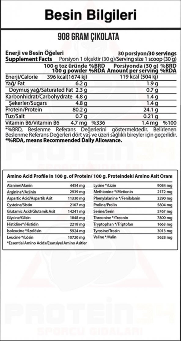 Hardline Whey 3 Matrix 908 Gr 30 Servis Protein Tozu Çikolatalı - 2