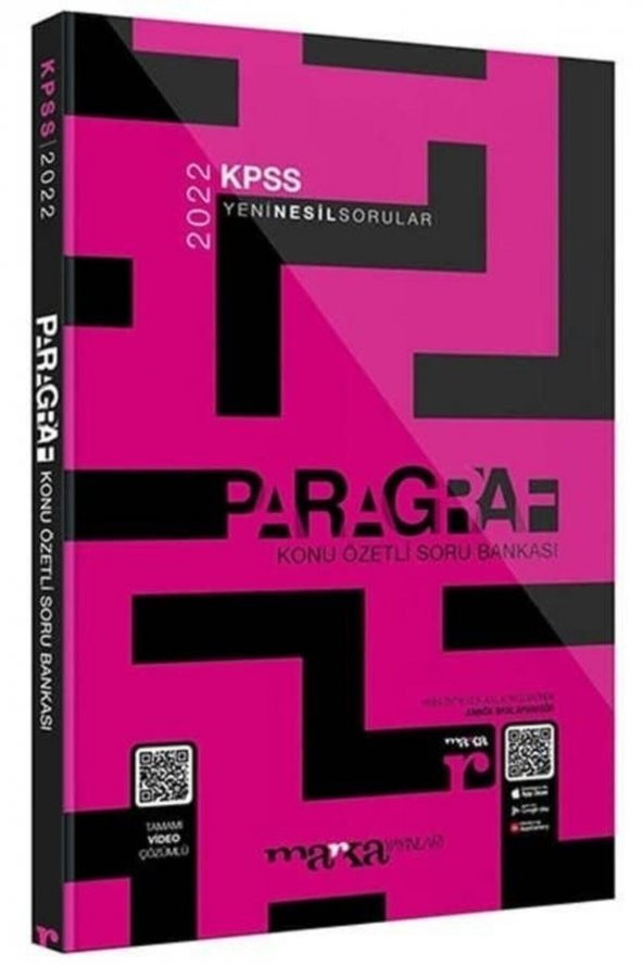 Marka KPSS Paragraf Konu Özetli Yeni Nesil Soru Bankası Tamamı Video Çözümlü - 2