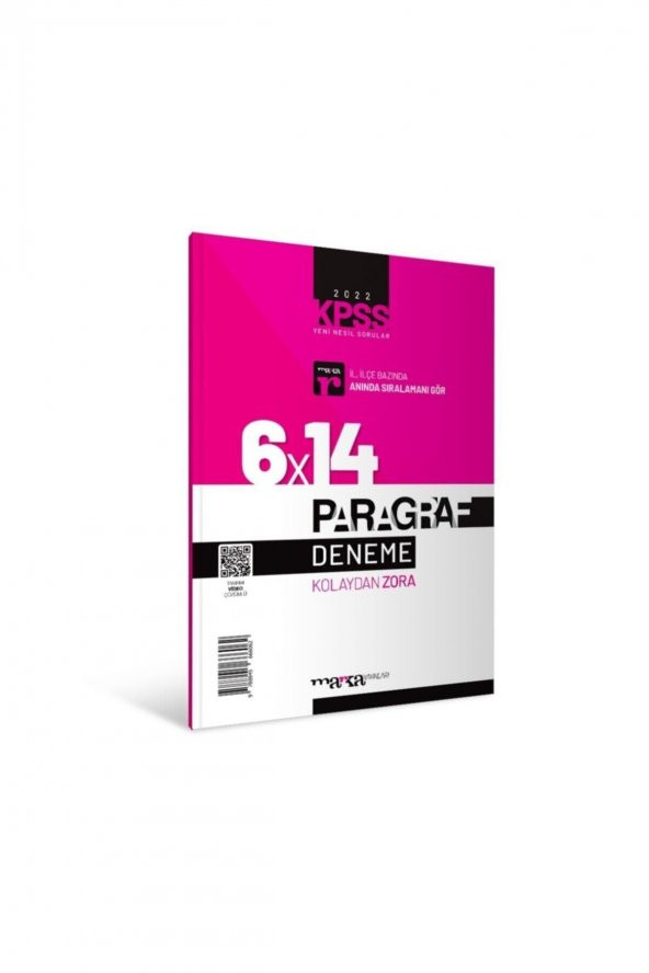 Marka KPSS Paragraf 6x14 Tamamı Video Çözümlü Deneme - 2