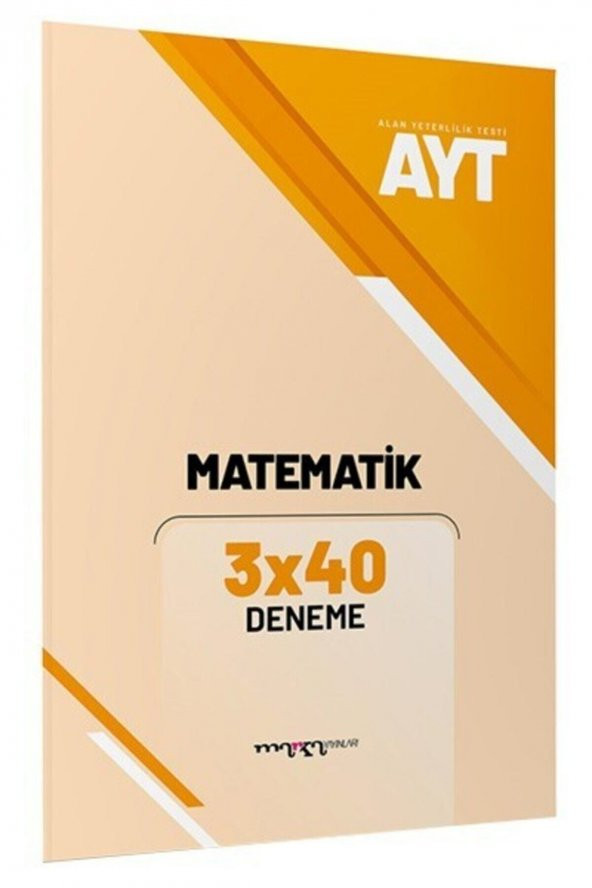 Marka AYT Matematik 3x40 Deneme