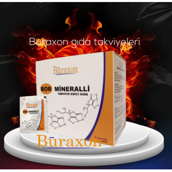 Buraxon Bor Gıda Takviyesi , Vitamin & Mineralli Takviye Edici Gıda -15 SASE - 3