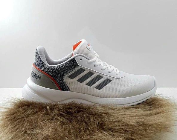 Bestof 100 Beyaz-gri Hafif Rahat Fuspetli Yürüyüş Koşu Spor Ayakkabı - Resim 7