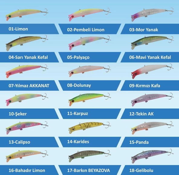Ege Fish V Gaga 92 mm 15.5 gr Maket Balık