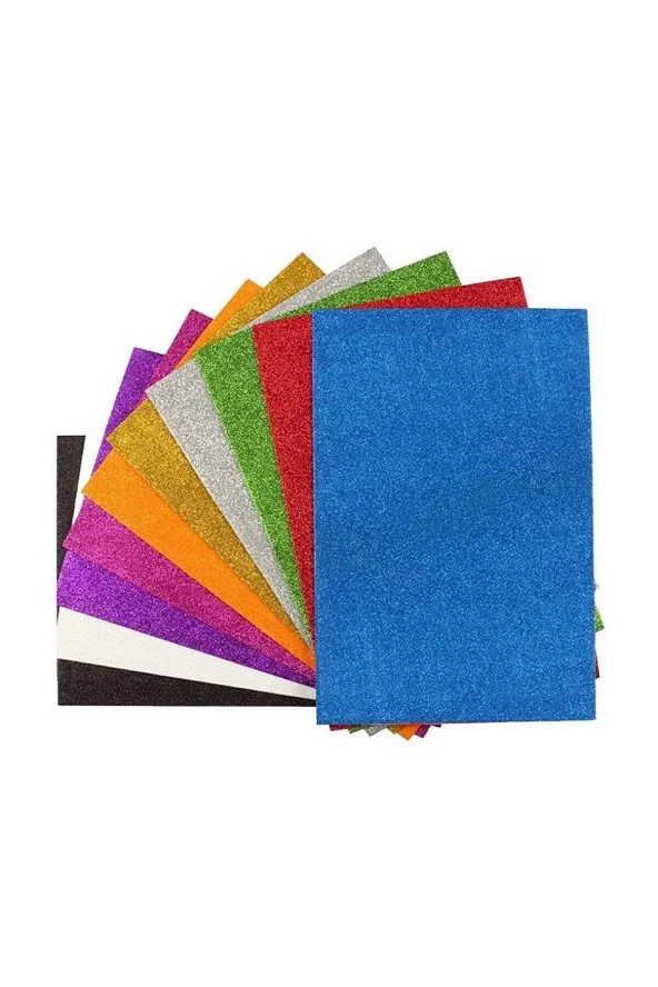 Ticon Eva Simli 50 x 70 CM Karışık Renk Simli Eva (10 Lu Paket)