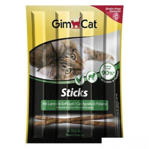 Gimcat Kedi Odul Stick Kuzu Tavuk