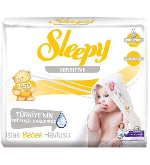 Sleepy Sensitive Islak Havlu Mendil 24Lü 2160 Yaprak - 3