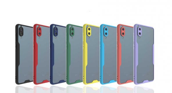 Galaxy A02 Kılıf Kamera Korumalı Arkası Şeffaf Silikon - 2