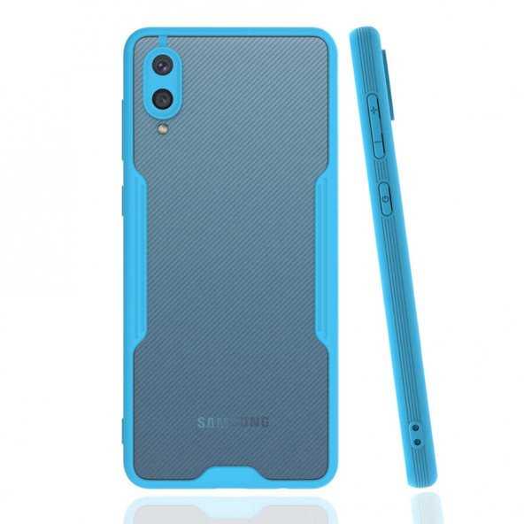 Galaxy A02 Kılıf Kamera Korumalı Arkası Şeffaf Silikon - 5