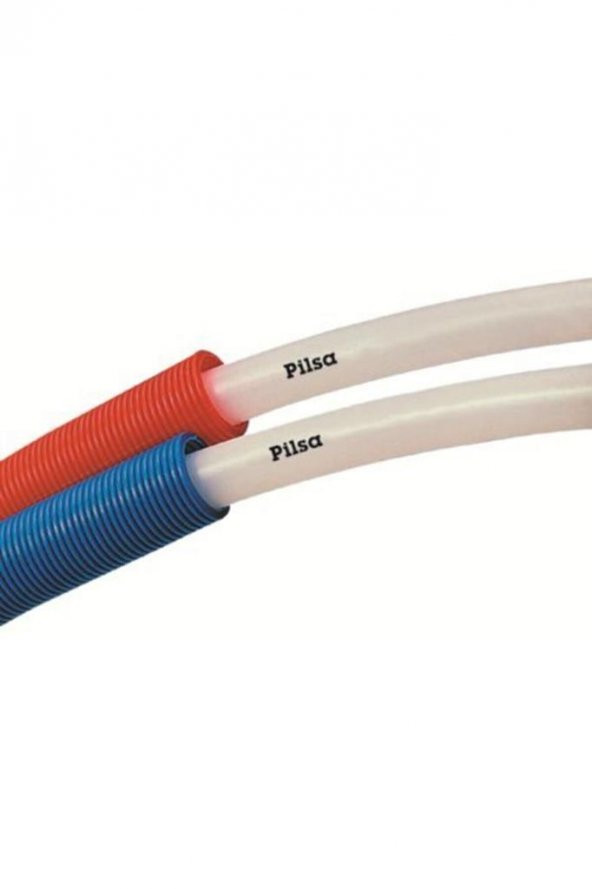 Pilsa Wavın Kılıflı Boru Pex 16x2 100 Metre Kırmızı - Mavi - 2