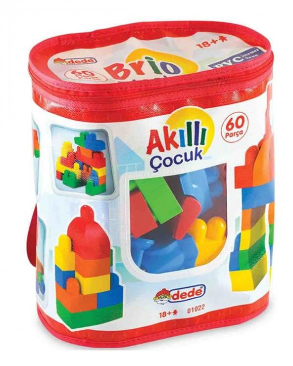 Akıllı Çocuk Renkli Bloklar 60 Parça 01022