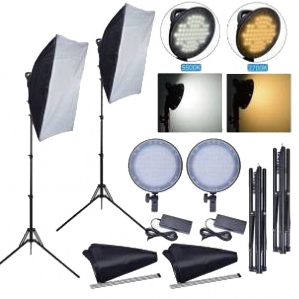 Deyatech 50x70 Softbox Pro 60 W lık 5500 K Gün Işığı You Tube Tiktok Çekim Işığı - 2