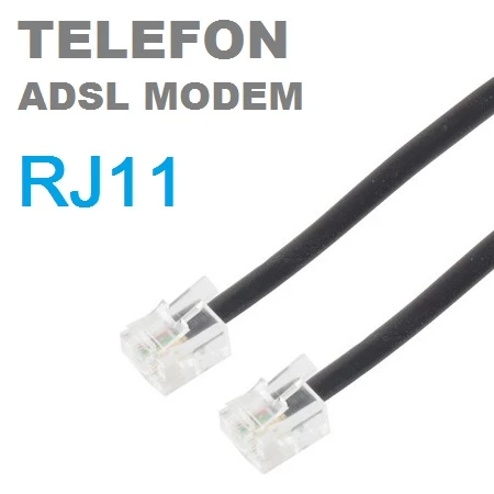 IRENIS ADSL VDSL Modem Kablosu, RJ11 Kablo, Köken Telefon Kablosu - 2