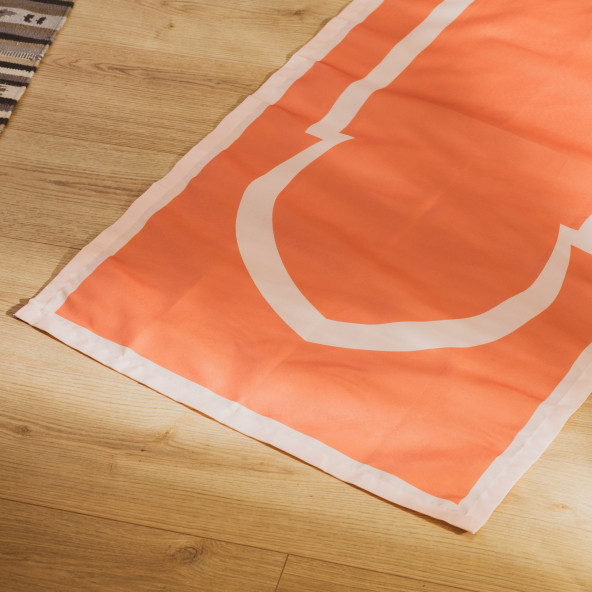 Baha Portatif Cep Seccade Seyahat Namazlığı'' Katlanabilir Seccade'' (TERRACOTTA) - 3