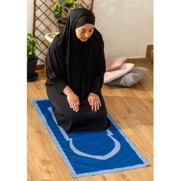 BAHA Portable Prayer Mat Mihrab SEJADAH (NAVY BLUE) - 2