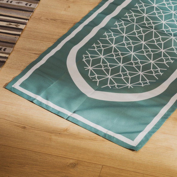BAHA Portable Prayer Mat Classic SEJADAH (MOSS GREEN) - 3