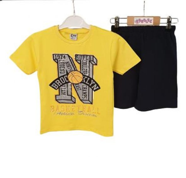 Basketball Erkek Çocuk Şortlu Takım - 3