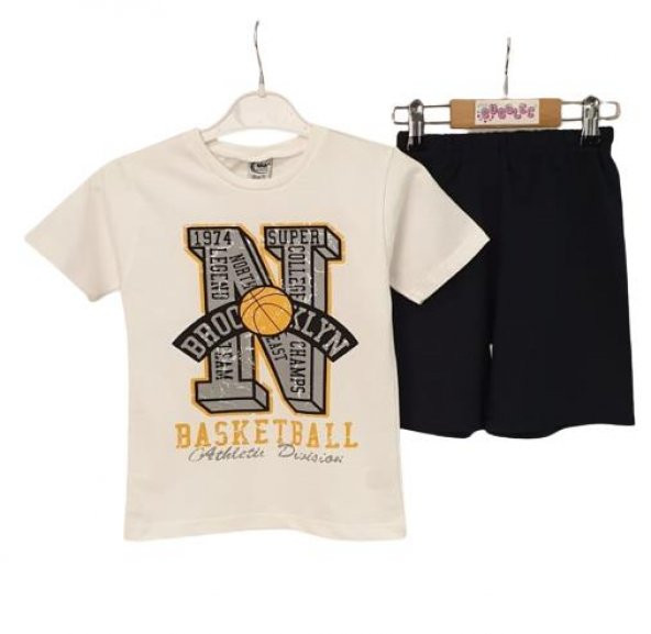Basketball Erkek Çocuk Şortlu Takım - 5