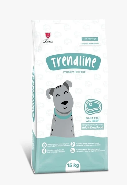 Trendline Beef Biftekli Yetişkin Köpek Maması 15 Kg ürün görseli