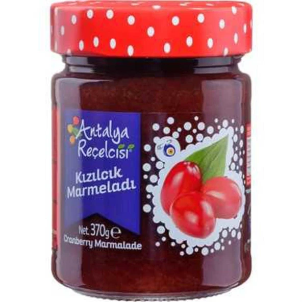 ANTALYA REÇELCİSİ KIZILCIK MARMELATI 370GR