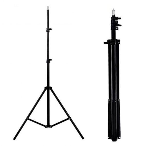 210 Cm Tripod Telefon Tutucu Kamera Öz Çekim Tripod Işık Ayağı