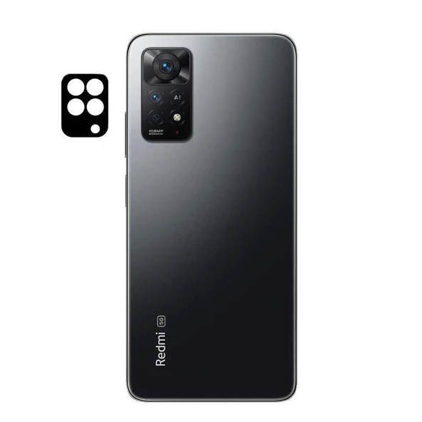 Xiaomi Redmi Note 11 Pro 5G Zore 3D Kamera Camı Koruyucu - 4