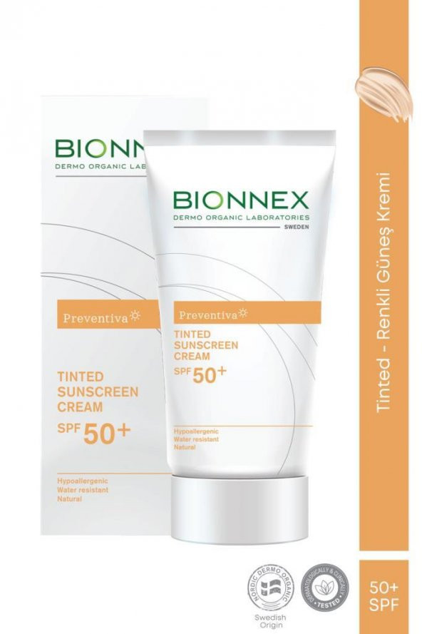 BIONNEX Preventiva Tinted Sunscreen Cream SPF50+ 50 ml