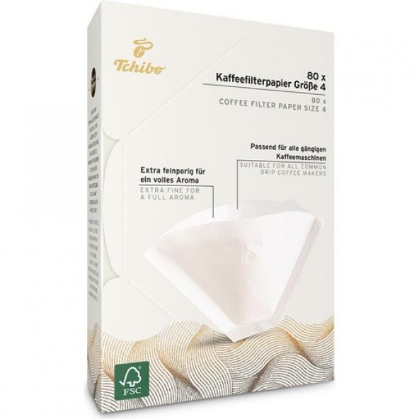 Tchibo Filtre Kahve Kağıdı, Boyut 4, 80 adet - 4